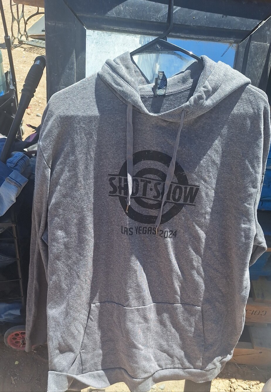 Shot Show Las Vegas 2024 Gray Hoodie